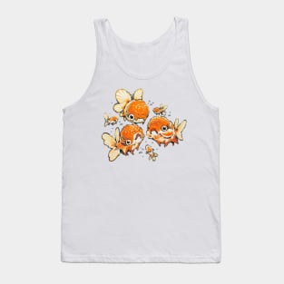 Goldfish with Legs Tank Top